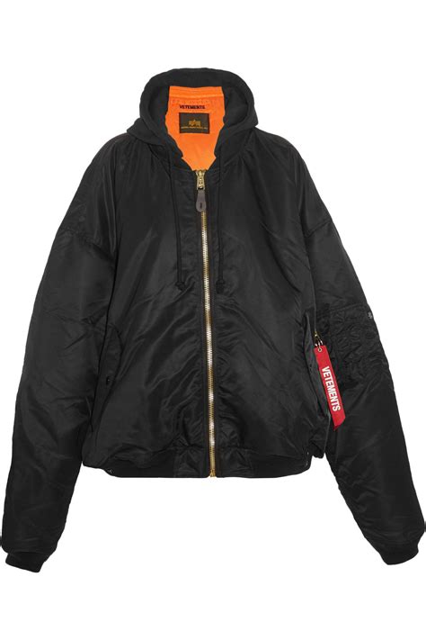 vetements shell bomber jacket